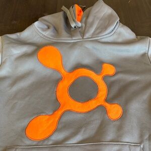 Orangetheory Gray Hoodie with Vibrant Orange Logo